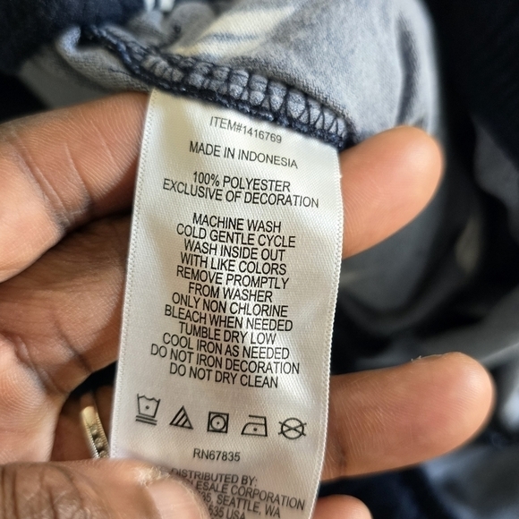 Nautica Men's Pajama Pants 100% Polyester Sleepwear Size XXL Blue Lounge Wear - Picture 8 of 10